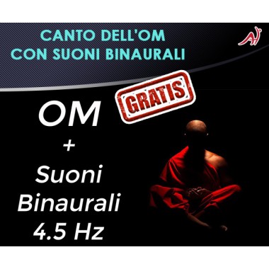 Om 432Hz con Suoni Binaurali a 4,5Hz Onde Theta - Meditazione Profonda